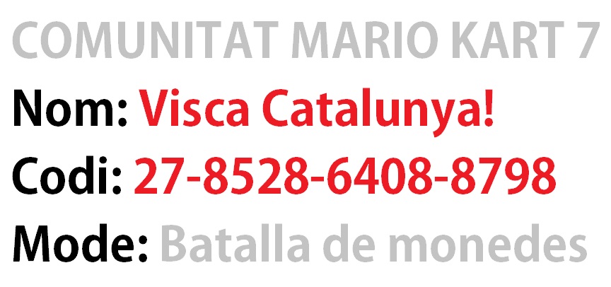 comunitat mario kart 7 catalunya