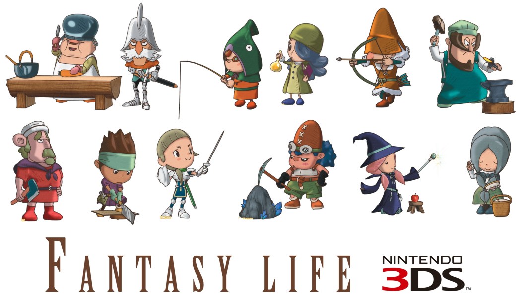 Fantasy Life artworks 3DS