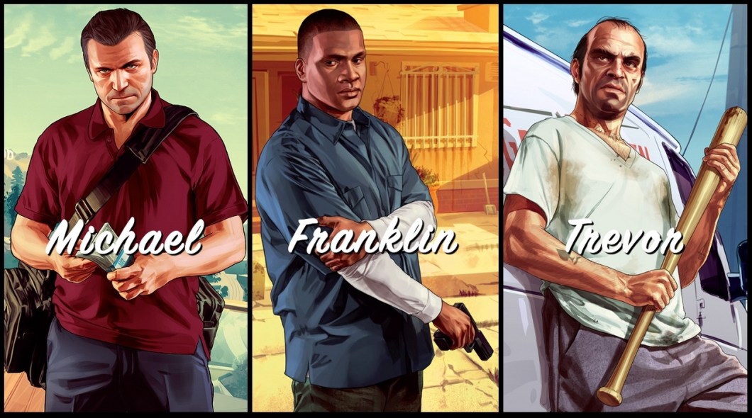 Grand Theft Auto V Michael Franklin Trevor