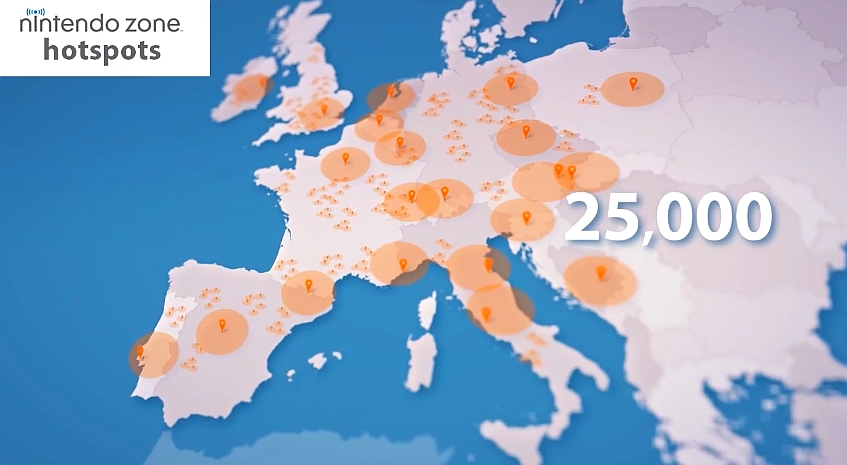 Nintendo Zone Hotspots