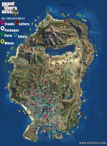 gta 5 collectibles map