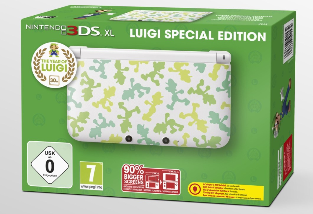 Nintendo 3DS special edition luigi