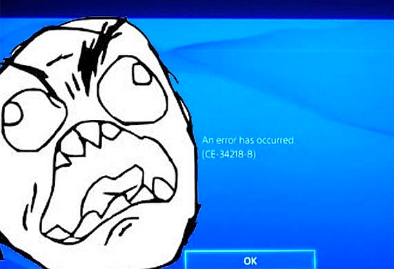 PS4 error