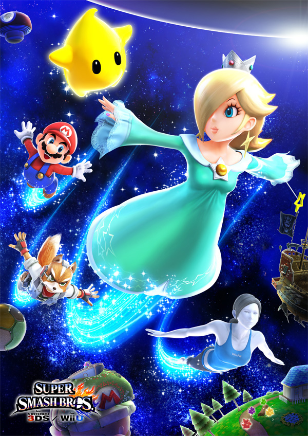 Super Smash Bros Wii U & 3DS rosalina luma
