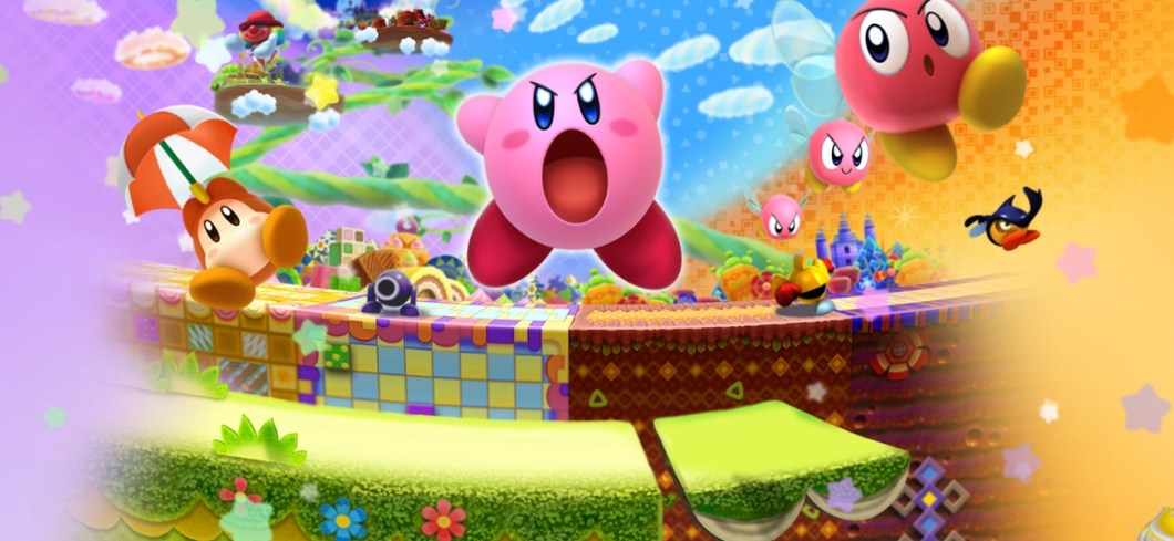 Kirby Triple Deluxe 3DS artwork