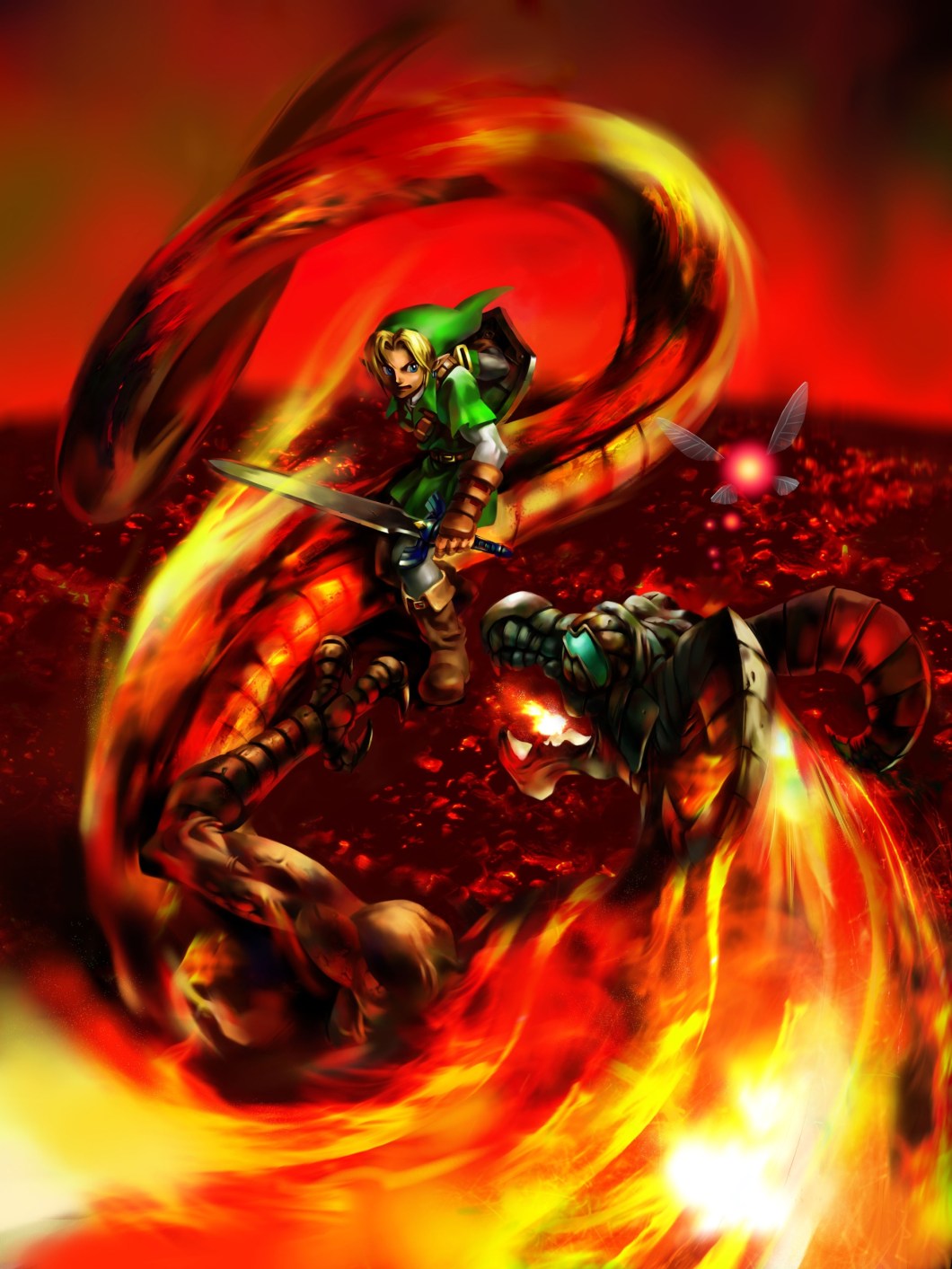 The Legend of Zelda Ocarina of Time wallpaper Volvagia