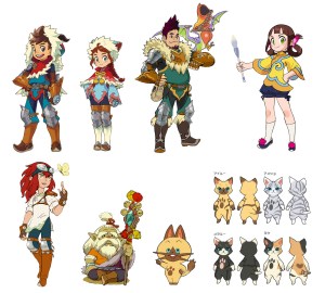 monster hunter stories art