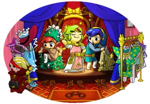 the legend of zelda tri force heroes art