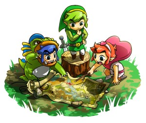 the legend of zelda tri force heroes art