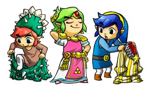 the legend of zelda tri force heroes art