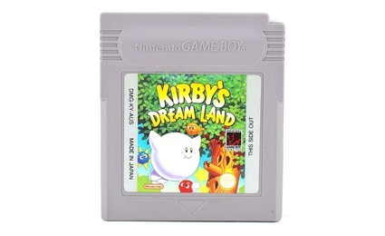 kirby's dream land game boy cartridge
